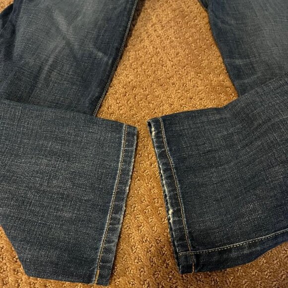 Lucky Brand 221 Straight Jeans Mens 32 x 30 Dark Wash Stretch Denim Blue - Picture 4 of 4